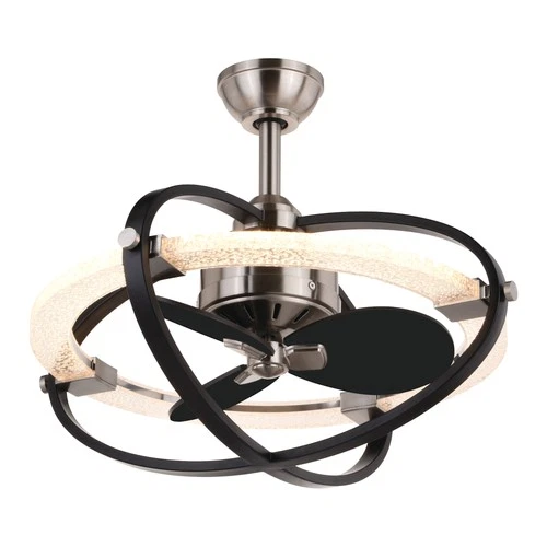 Vaxcel Lighting F0098 Galileo 22" 3 Blade LED Indoor Ceiling Fan - Black - Picture 1 of 12