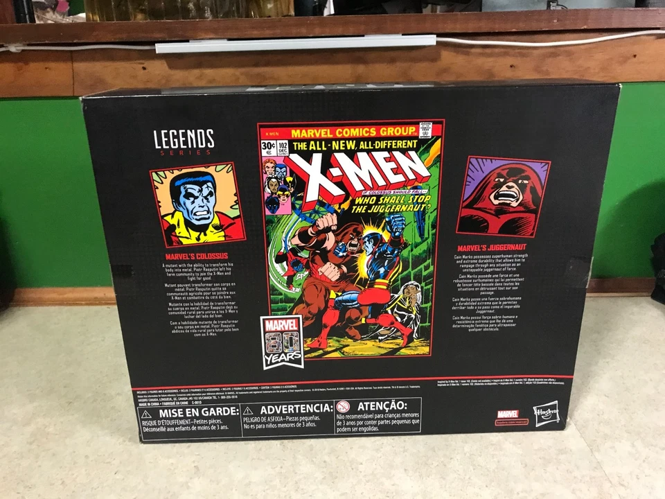 Hasbro Marvel Legends 6" Figure NIB - 2 Pack X-Men 80 Year Colossus & Juggernaut - Image 3 of 4