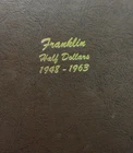 1948-1963  BU UNCIRCULATED 35-COIN FRANKLIN HALF SET IN DANSCO ALBUM
