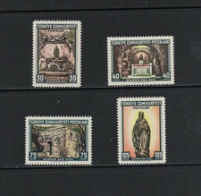 S6952   Turkey  1962   Virgin Mary's house,  Ephesus   4v.   MNH