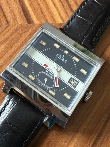 RARE VINTAGE ELVES French Mechanical WATCH Antichoc 1970's New Old Stock  784
