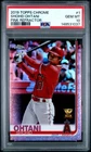 2019 Topps Chrome SHOHEI OHTANI #1 Pink Refractor PSA 10 Gem Mint Dodgers