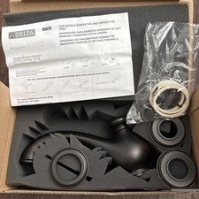 DELTA T2778-RBLHP TWO HANDLE ROMAN TUB DECK MOUNT LESS HANDLES TRIM ONLY