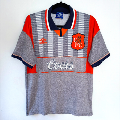 Original Chelsea 1994/1995/1996 Away Football Shirt Umbro Jersey