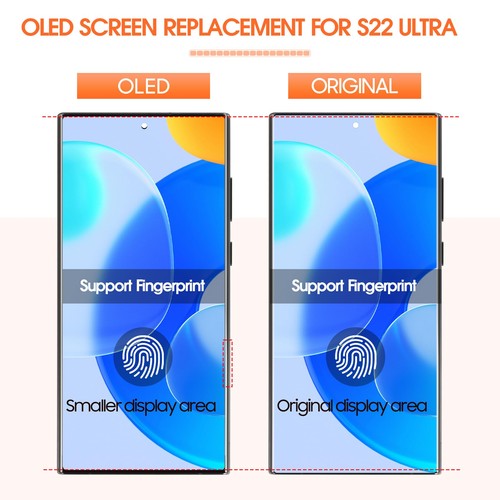 OLED für Samsung Galaxy S22 Ultra 5G Display Ersatz für Samsung S22 Ultra... - Bild 2 von 9