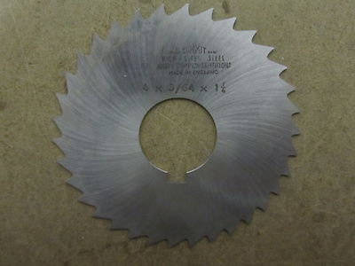 SUMMIT 4'' x 3/64'' wide x 1-1/4 keyway hole HSS Plain Milling Slitting Saw Cutter