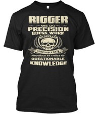 Rigger T-Shirt Made in the USA Size S to 5XL