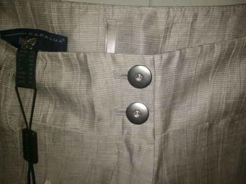 KAPALUA 16 Textured Linen Champagne Glamour & Shine Trousers * Party * BNWT £80 - Picture 3 of 12