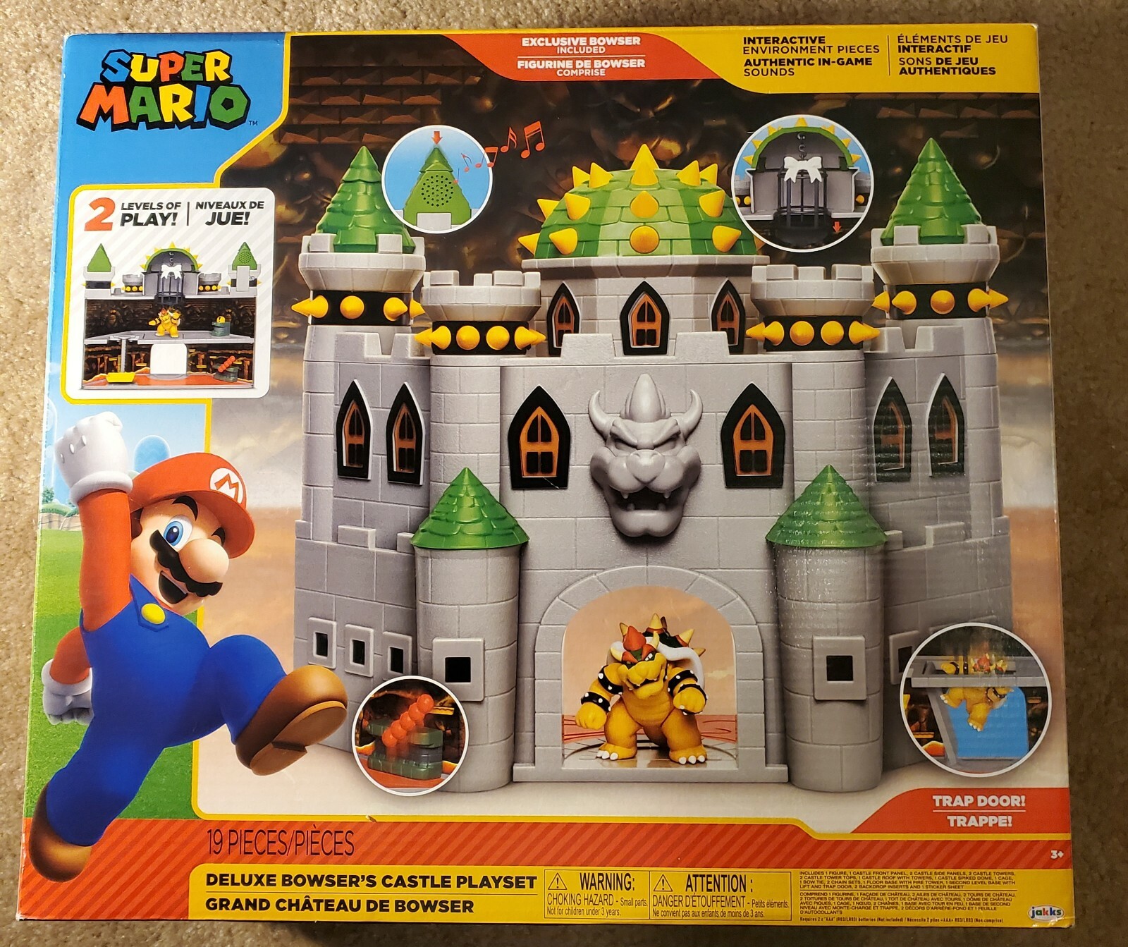 mario castle playset