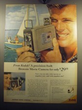 1957 Kodak Brownie Movie Camera Ad - From Kodak A precision-built Brownie