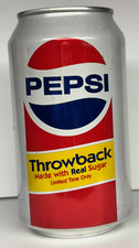 Pepsi Throwback EMPTY 12 oz. Soda Can Dated 2011