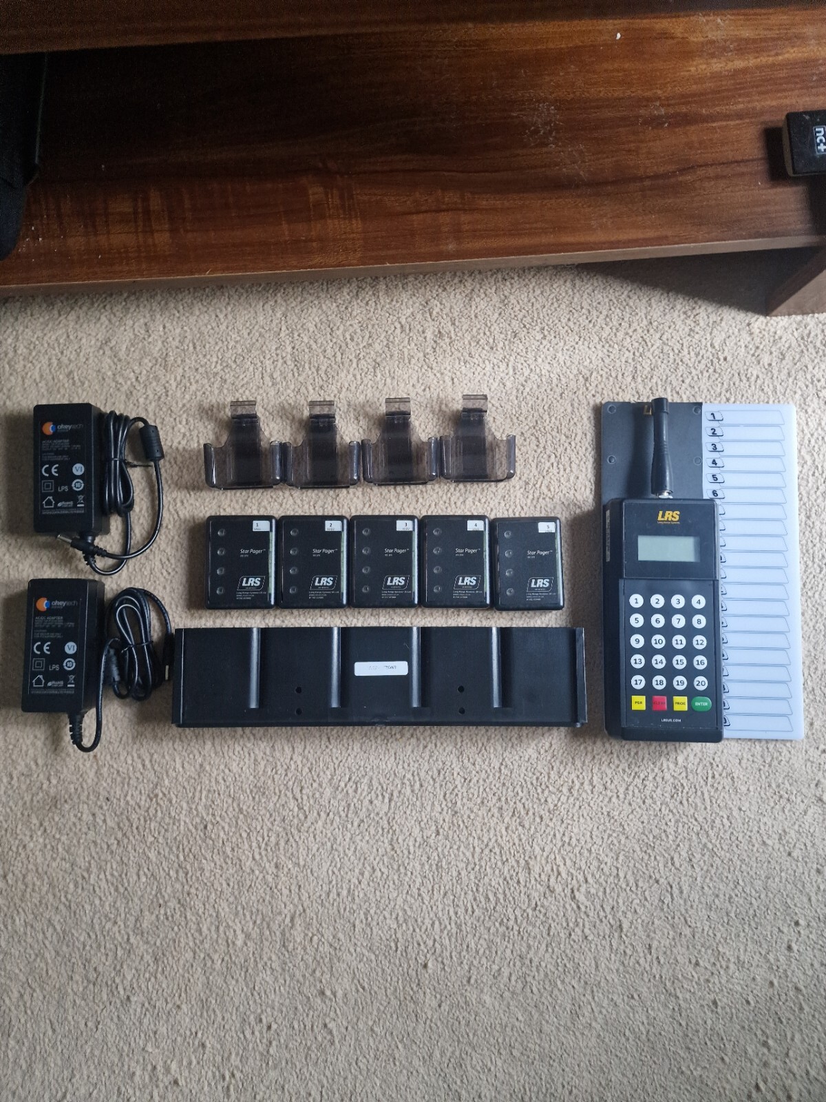 LRS Staff Paging System T9560EZ With Pagers Brand New With No Orginal