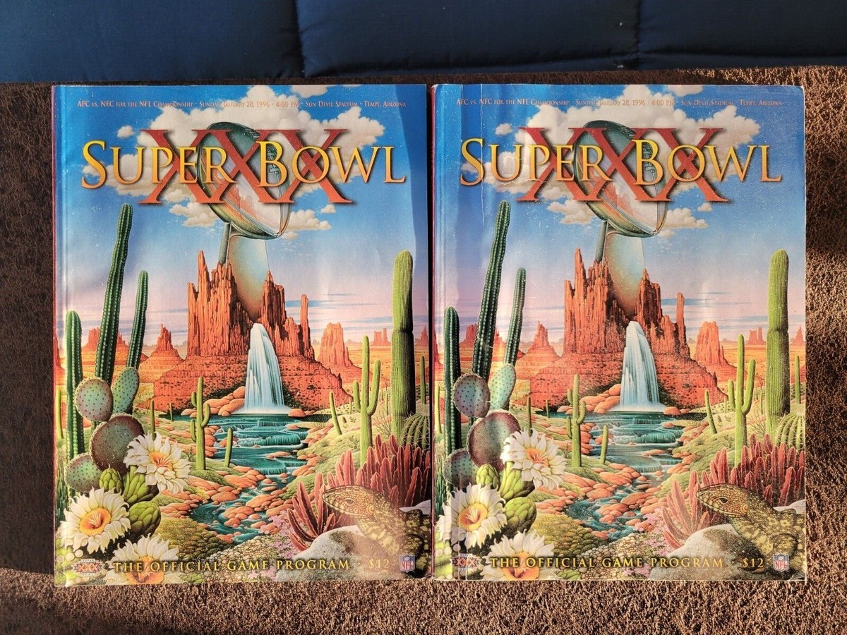 PICK 1 - Super Bowl XXX Program - Dallas Cowboys vs. Pittsburgh