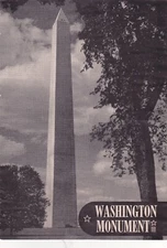 1951 The Washington Monument Washington DC Brochure