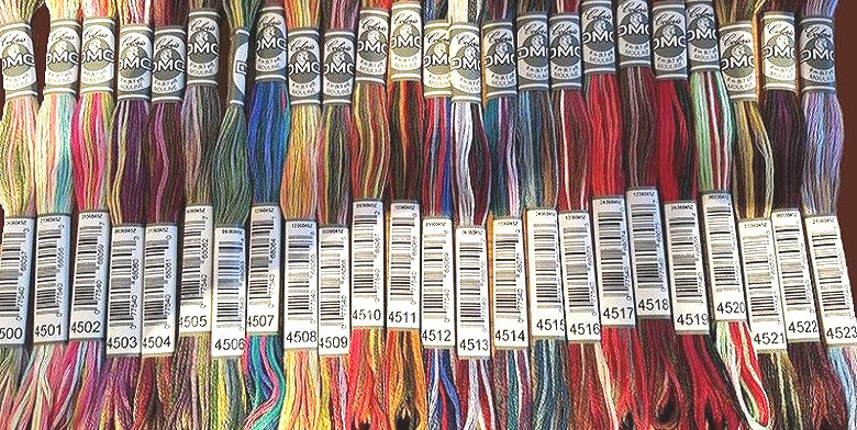 DMC Coloris #4500-4523 Embroidery Floss Choose Your Colors