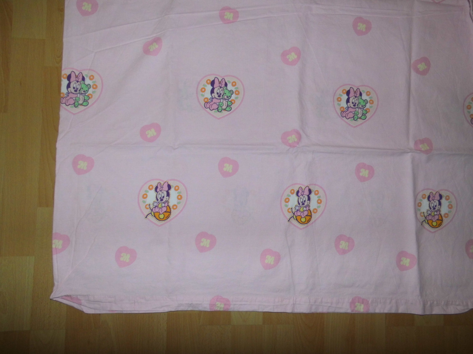 Biancheria da letto bambini Minnie Mouse 100x135 40x60 cotone Disney bedding fabric dolce foto 5