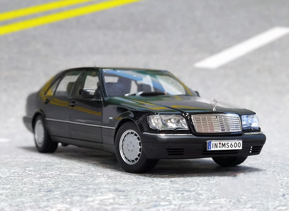 1/18 Scale Mercedes-Benz S600 W140 1990 Black Diecast Car Model Toy Gift NIB NEW - Image 4 of 4