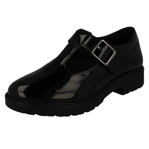 Scarpe T-Bar Ragazza Boulevard Colore Nero - Modello Scolastico Con Chiusura A Strappo - Foto 4