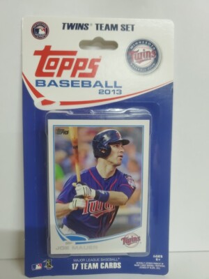 (20x) 2013 Topps Baseball Minnesota TWINS Team Set Blister Pack 17 cards
