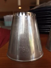 Soviet Russian Icing Baking Cake Piping Nozzle Pastry Cookies Tip Steel XL 795