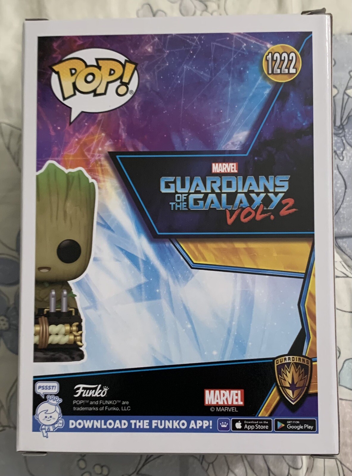 Gotg Sticker Funko Pop! Marvel GOTG Groot with Detonator Wondercon 2023 Official Con ...