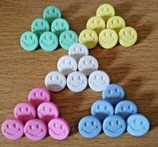 Happy Face baby button 15mm shank novelty in 30+ colours - Craft - Sewing