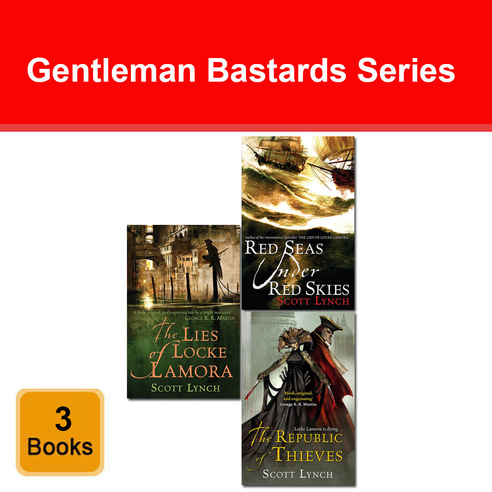 Gentleman Bastards Sequence Series 3 Books Collection Set by Scott