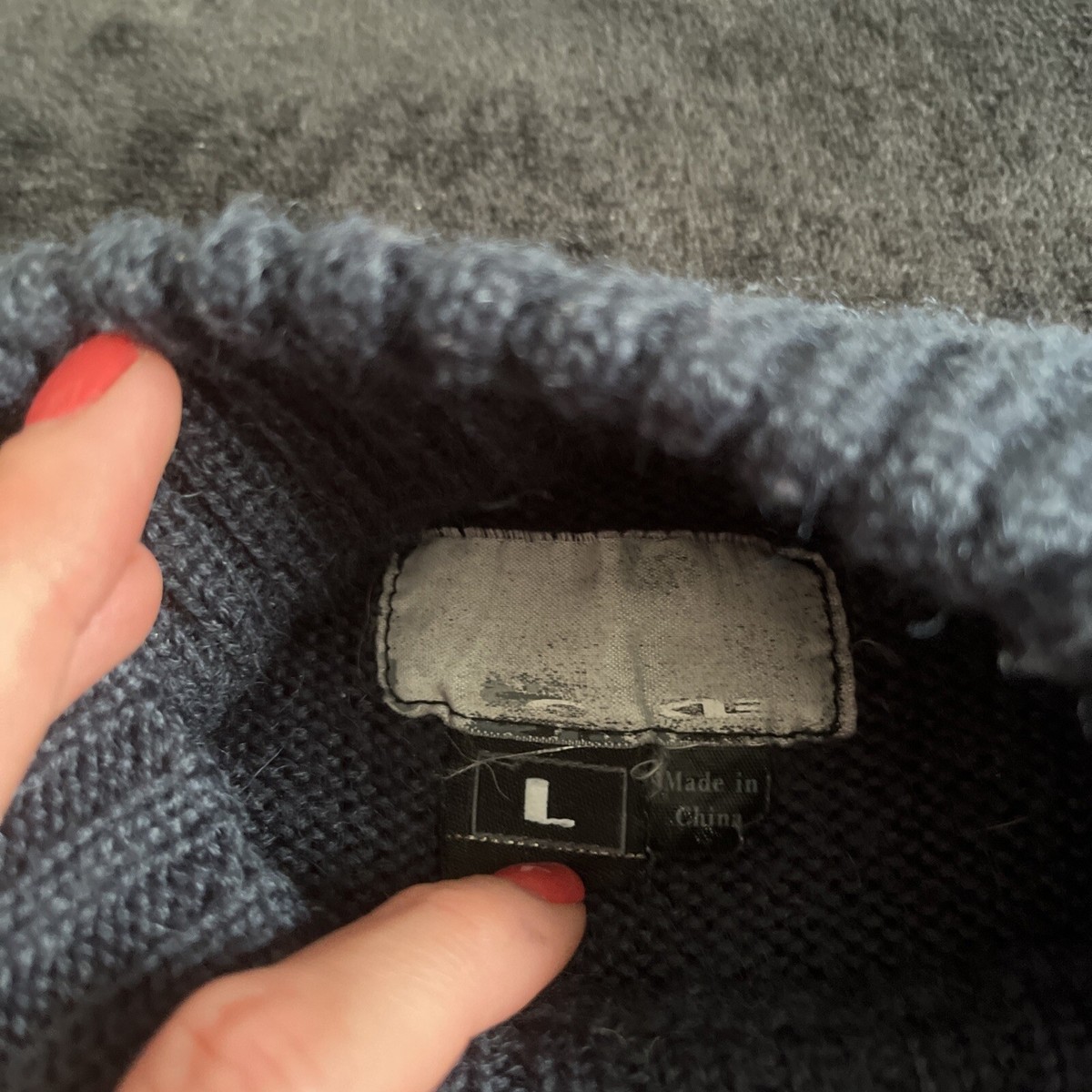 Vintage 90s OAKLEY Rare Spellout Mock Neck Knit Sweater Big
