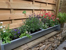 Galvanised Garden Planter Trough