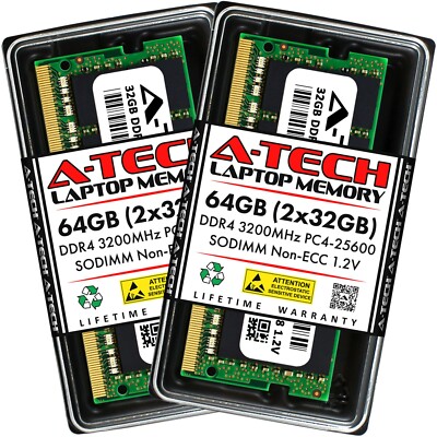 A-Tech 64GB KIT (2x32GB)DDR4 2933MHz ECC