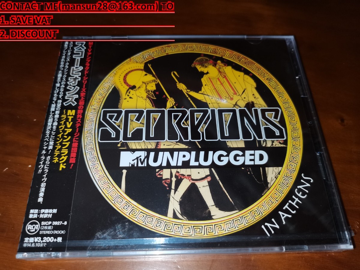Scorpions / MTV Unplugged In Athens JAPAN 2CD SICP-3927~8 NEW 