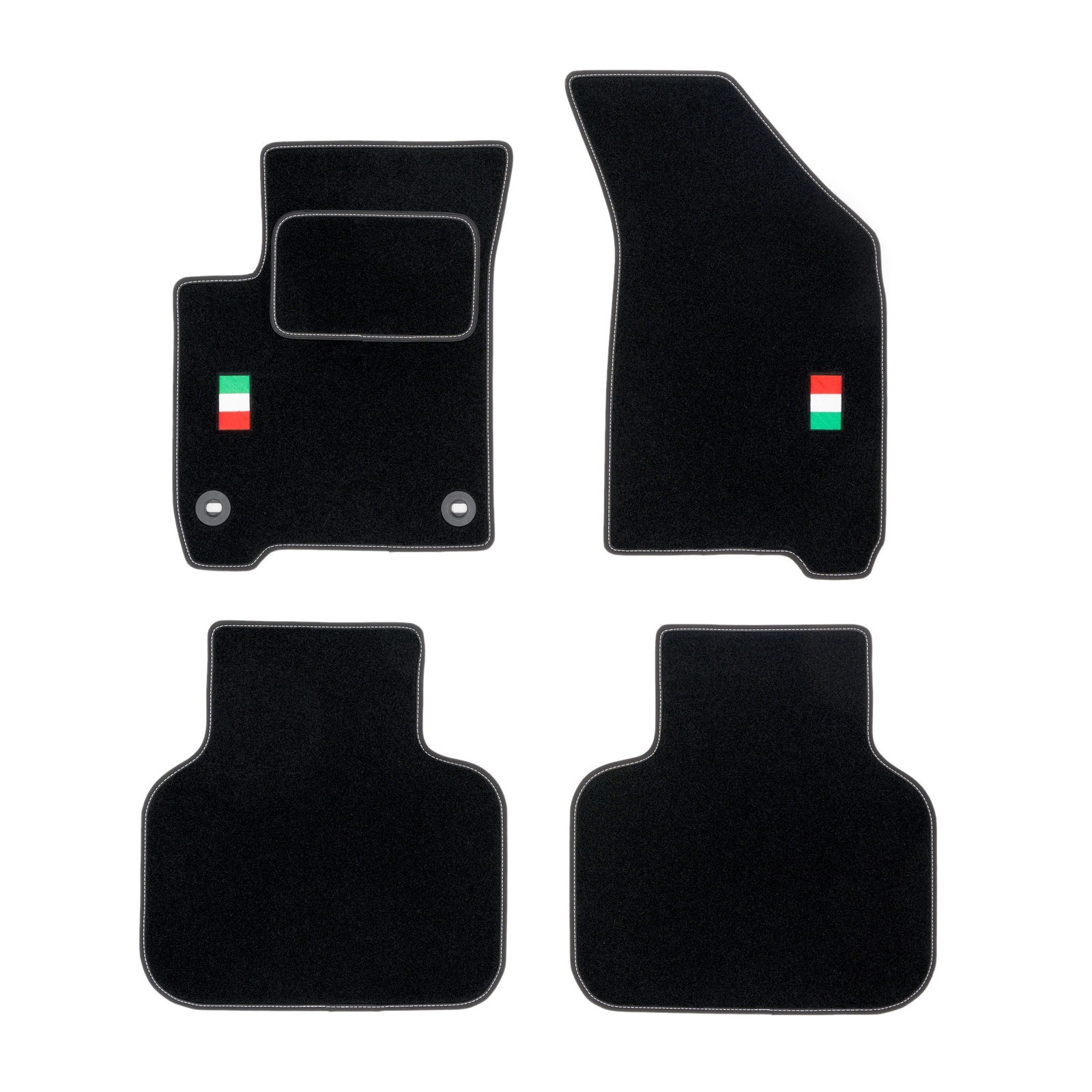 Tapis de sol en velours avec logo italien pour Fiat Freemont 2011-2015