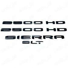 2020 -25 GMC Sierra 2500 HD SLT Door Tailgate Emblem Nameplate Letters Glossy