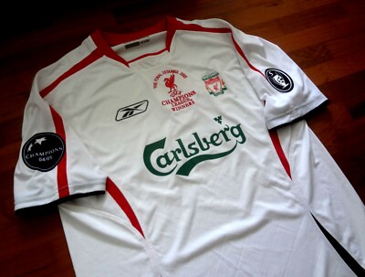 ウェア Rare LIVERPOOL 02-04 AWAY FOOTBALL SHIRT ウェア Rare