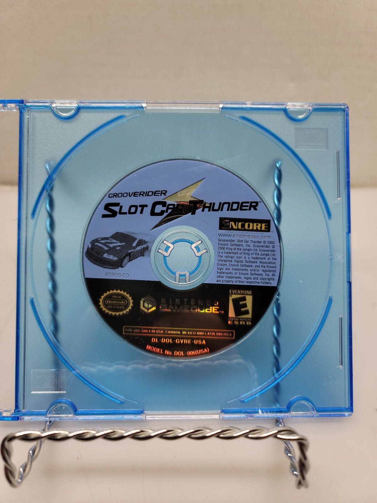 Grooverider Slot Car Thunder (Nintendo GameCube, 2003) Disc only