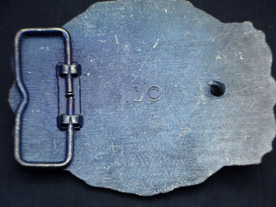 Винтажная металлическая пряжка ремня Pony Express Company винтажная западная одежда - Изображение 2 из 4