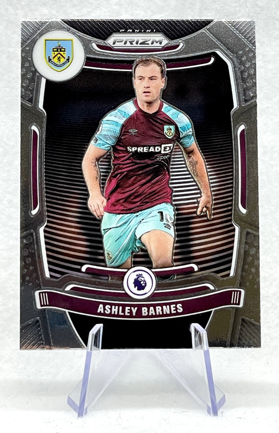 Ashley Barnes 2021-22 Panini Prizm Premier League #72 Burnley F.C.