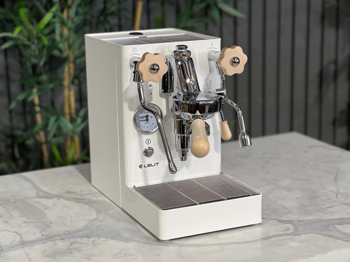 LELIT MARA X GROUP BRAND NEW WHITE TIMBER ESPRESSO COFFEE