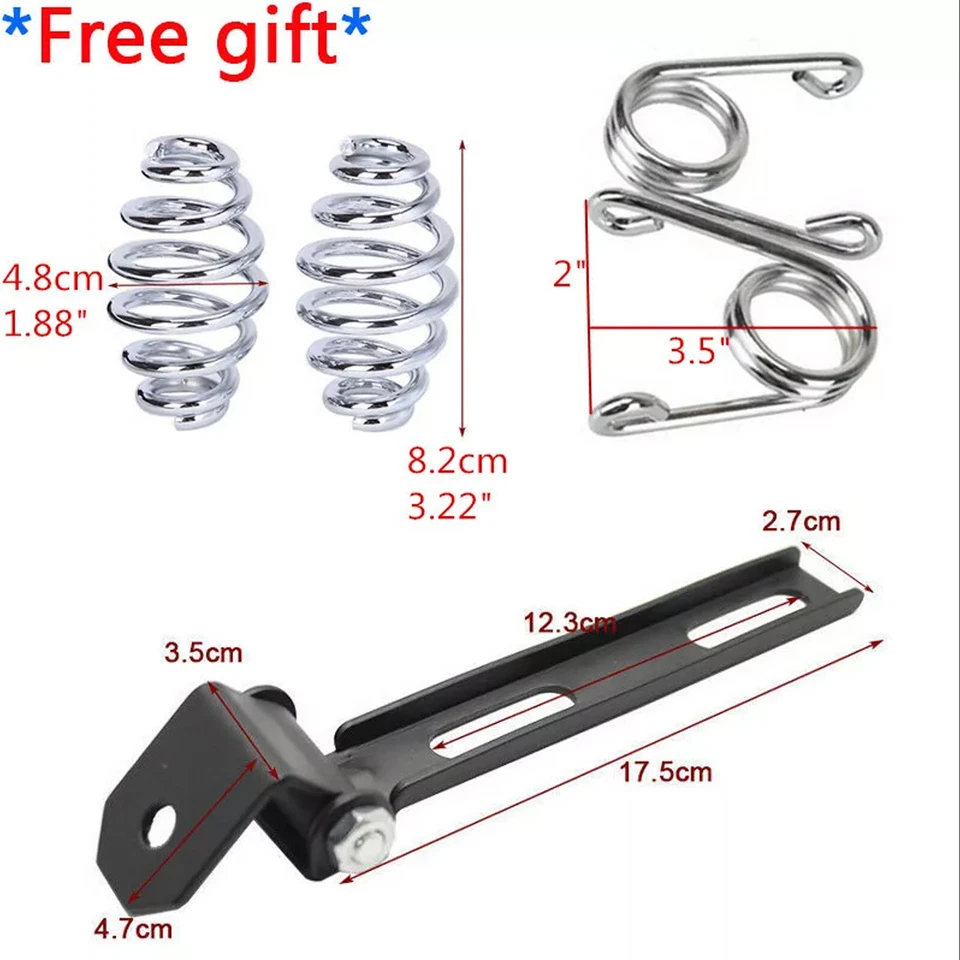 Asiento individual de resorte de motocicleta para Suzuki Boulevard Savage S40 LS650 bobber personalizado Foto 3 de 4