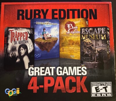 Ruby Edition Great Games 4-pack PC Abduction Hidden Secrets + more Computer PC