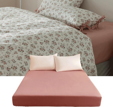 Floral Duvet Cover Set with Fitted Sheet - 3 Piece Bedding Collection
