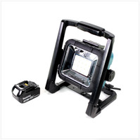 Makita DML 805 LED Baustrahler 14,4-18V / 230V + 1X BL 1830 - 3Ah Li-Ion Akku