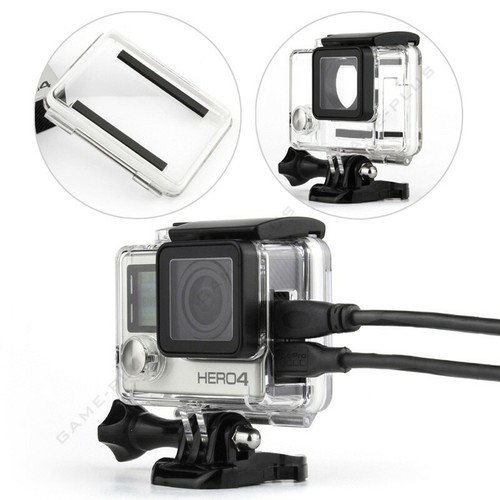 Funda protectora abierto lateral con puerta para GoPro Hero 3+ 4 716670912528 | eBay