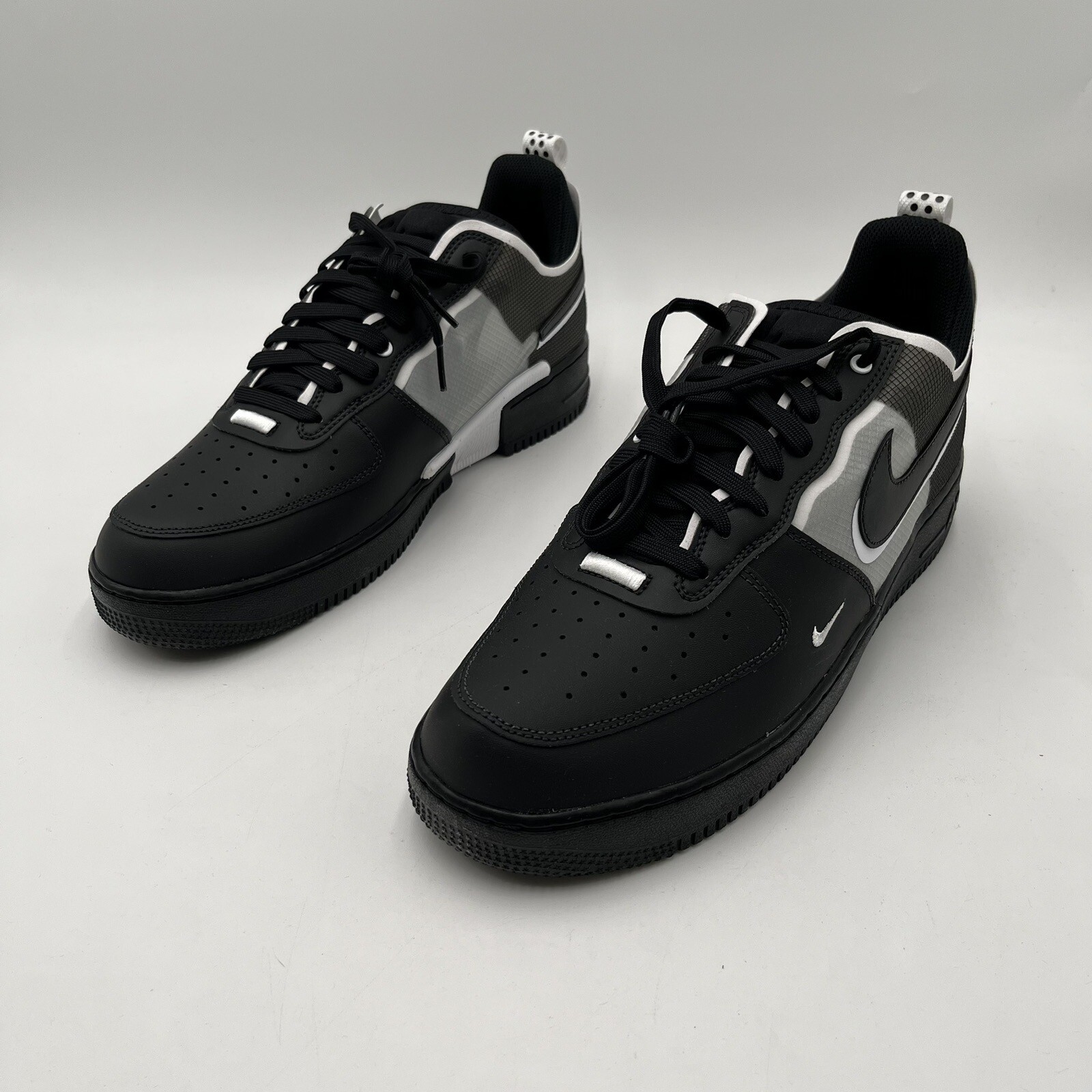 Size 13 Nike Air Force 1 React 'Black White' Men's Shoes Sneakers