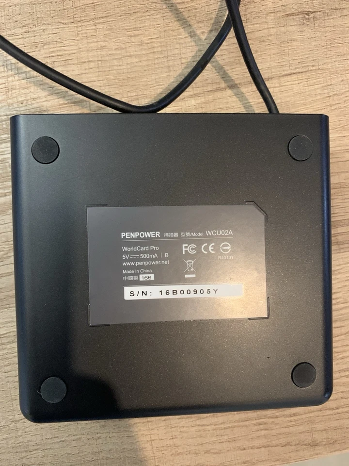 PenPower WorldCard Pro Business Card Scanner (Win/Mac) Black - Image 2 of 4