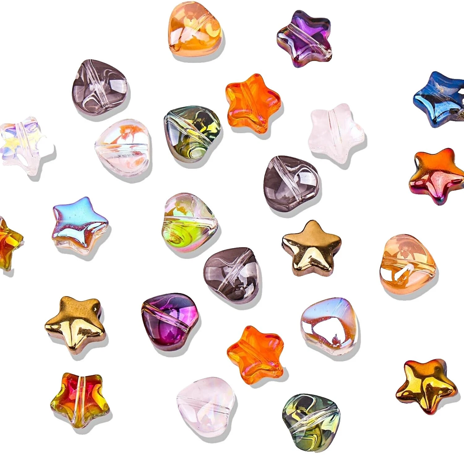 Cristal facetado Espaciador Perlas y Stoppers