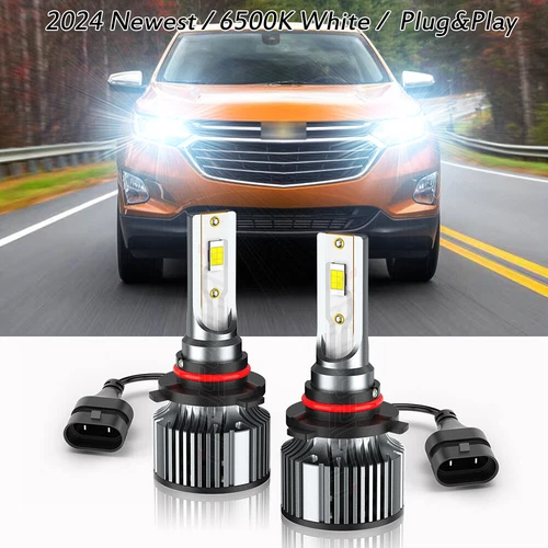 For CHEVROLET EQUINOX 2018-2021 LED Headlight Bulbs 6500K White Hi-Lo Beam