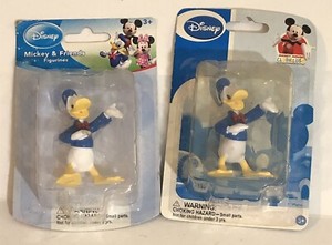 Disney Donald Duck Lot Of 2 Figures Toy T7