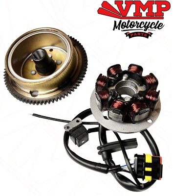 Neu AM6 50 Magneto Stator Spule Rotor Schwungrad für Generic Trigger SM 50 ab 2006