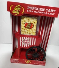 Jelly Belly Popcorn Machine Candy Dispenser And Bank #1196